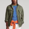 Olivgrüne Ralph Lauren Stretch-Ripstop-Utility-Anzugjacken für Herren