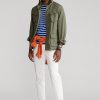 Olivgrüne Ralph Lauren Stretch-Ripstop-Utility-Anzugjacken für Herren