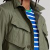 Olivgrüne Ralph Lauren Stretch-Ripstop-Utility-Anzugjacken für Herren