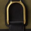 Olivgrüne Ralph Lauren Welington-Schultertaschen aus Canvas und Kalbsleder für Damen