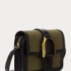 Olivgrüne Ralph Lauren Welington Umhängetaschen aus Canvas für Damen