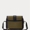 Olivgrüne Ralph Lauren Welington Umhängetaschen aus Canvas für Damen