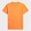 Orange Herren Ralph Lauren Custom Slim Fit Rundhals-T-Shirts