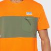 Orange Herren Ralph Lauren Logo Rundhals T-Shirts