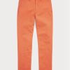 Orangefarbene Stretch-Chinohose im Slim Fit von Ralph Lauren für Herren