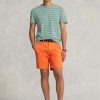 Orangefarbene Stretch-Chinoshorts für Herren von Ralph Lauren im Straight Fit