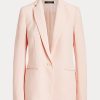 Rosa Georgette-Blazer von Ralph Lauren für Damen