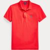 Rosa Poloshirts aus Mesh im Classic Fit von Ralph Lauren für Damen
