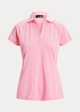 Rosa Poloshirts aus Piqué im Tailored Fit von Ralph Lauren für Damen