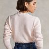Rosa Ralph Lauren Baumwollpullover mit Pony-Flagge für Damen