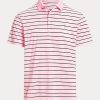 Rosa Ralph Lauren Classic Fit Performance Poloshirts für Herren
