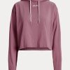 Rosa Ralph Lauren Cropped-Sweatshirts aus Baumwolljersey für Damen