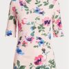 Rosa Ralph Lauren T-Shirts aus Stretch-Baumwolle mit Blumenmuster für Damen