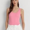 Rosa Ralph Lauren Tanktops aus Baumwollmischung für Damen