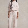 Rosafarbene Schlupfhose aus Kaschmir von Ralph Lauren für Damen