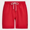 Rote Badeshorts „Traveller“ von Ralph Lauren für Herren