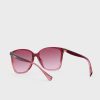 Rote Damen-Wayfarer-Sonnenbrille Ralph Lauren 0Ra5281U