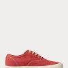 Rote Ralph Lauren Canvas-Sneaker für Herren