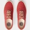 Rote Ralph Lauren Canvas-Sneaker für Herren