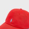 Rote Ralph Lauren Essential Curved Peak Hüte für Herren