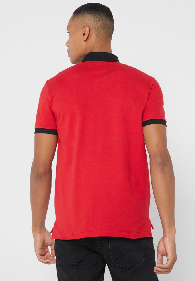 Rote Ralph Lauren Essential T-Shirts für Herren