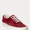 Rote Ralph Lauren Keaton Cord-Sneaker für Herren