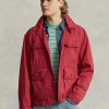 Rote Ralph Lauren Twill-Watjacken für Herren