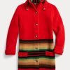 Rote Ralph Lauren Wollpullover für Damen