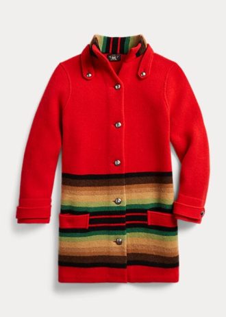 Rote Ralph Lauren Wollpullover für Damen