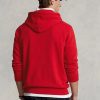 Roter Fleece-Hoodie „Big Polo Crest“ von Ralph Lauren für Herren