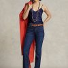 Royal Ralph Lauren High-Rise Straight Fit Jeans für Damen
