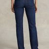 Royal Ralph Lauren High-Rise Straight Fit Jeans für Damen