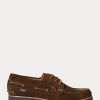 Schokoladenbraune Ralph Lauren Ranger Wildleder-Loafer für Herren
