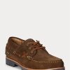 Schokoladenbraune Ralph Lauren Ranger Wildleder-Loafer für Herren
