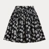 Schwarz / Weiß Damen Ralph Lauren Floral A-Linie Röcke