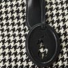 Schwarz/Weiß Hahnentrittmuster Damen Ralph Lauren Houndstooth Medium Bellport Tote Bags