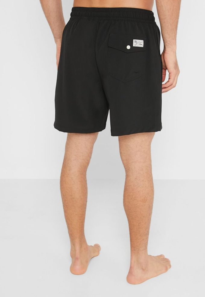 Schwarze Badeshorts mit Kordelzug für Herren von Ralph Lauren