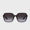 Schwarze übergroße Sonnenbrille 0Ra5291U für Damen von Ralph Lauren