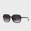 Schwarze übergroße Sonnenbrille 0Ra5291U für Damen von Ralph Lauren