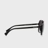Schwarze übergroße Sonnenbrille 0Ra5291U für Damen von Ralph Lauren