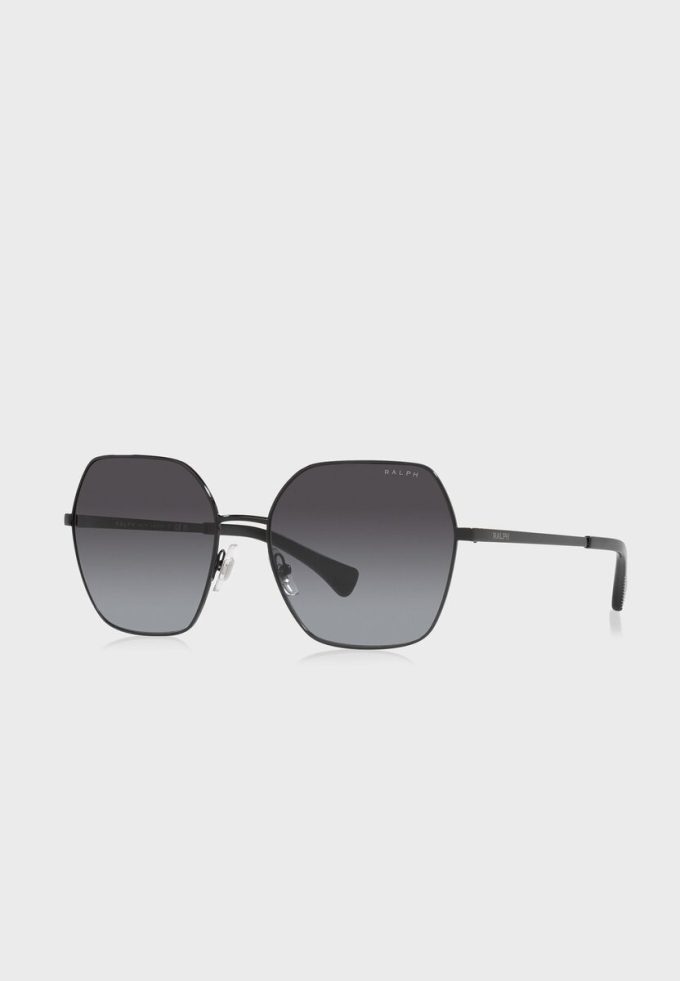 Schwarze übergroße Sonnenbrille Ralph Lauren 0Ra4138 für Damen