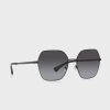 Schwarze übergroße Sonnenbrille Ralph Lauren 0Ra4138 für Damen