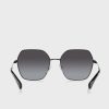 Schwarze übergroße Sonnenbrille Ralph Lauren 0Ra4138 für Damen