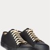 Schwarze Canvas-Sneakers für Herren von Ralph Lauren