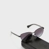 Schwarze Damen-Pilotensonnenbrille Ralph Lauren 0Ra4134