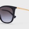 Schwarze Damen Ralph Lauren 0Ra5280 Wayfarers Sonnenbrille
