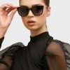 Schwarze Damen Ralph Lauren 0Ra5280 Wayfarers Sonnenbrille