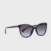Schwarze Damen Ralph Lauren 0Ra5282U Wayfarer-Sonnenbrille