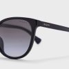 Schwarze Damen Ralph Lauren 0Ra5282U Wayfarer-Sonnenbrille