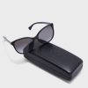 Schwarze Damen Ralph Lauren 0Ra5282U Wayfarer-Sonnenbrille